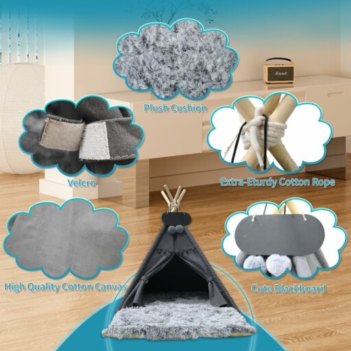 Luxuriöses Hundezelt für Haustiere von Whiwhi