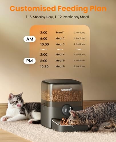 oneisall Futterautomat Katze