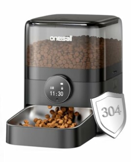 Automatischer Futterspender für Haustiere mit Timer