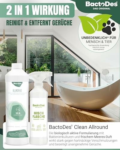 Bactodes Reinigungsprodukt für Gerüche
