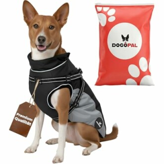 DOGOPAL Regenmantel mit Integriertem Geschirr