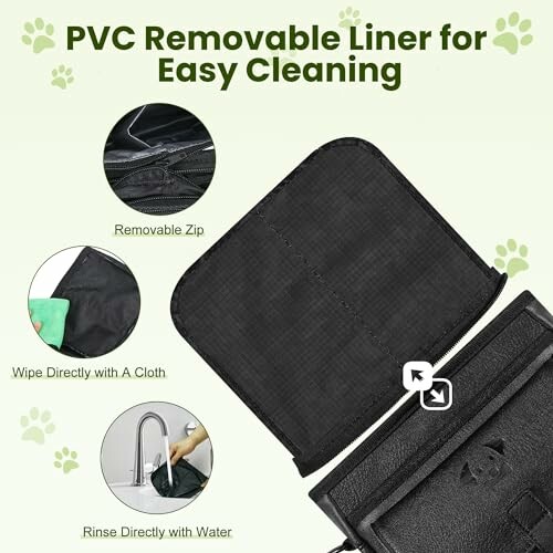 Abnehmbare PVC-Innenauskleidung zur einfachen Reinigung