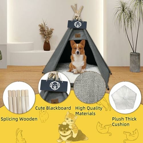 Tipi Zelt für Katzen und Hunde