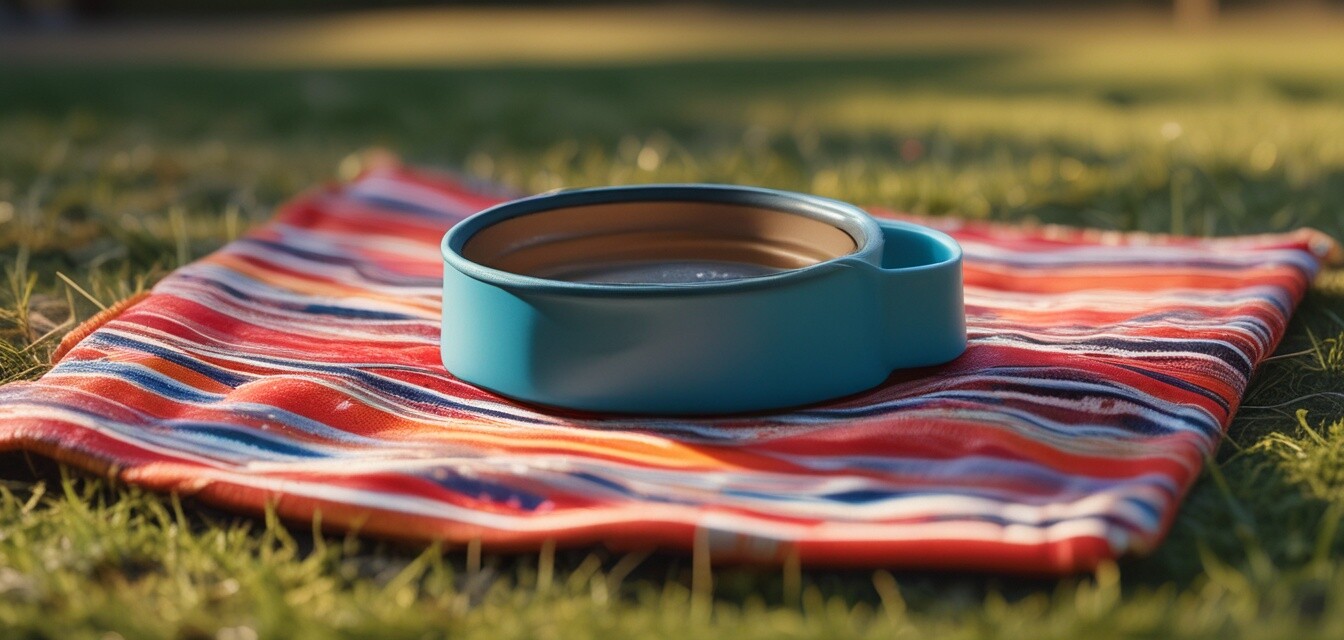 Faltbare Wasserschüssel für Haustiere