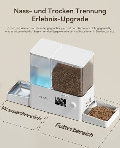 Automatischer Futter- und Wasserspender für Haustiere